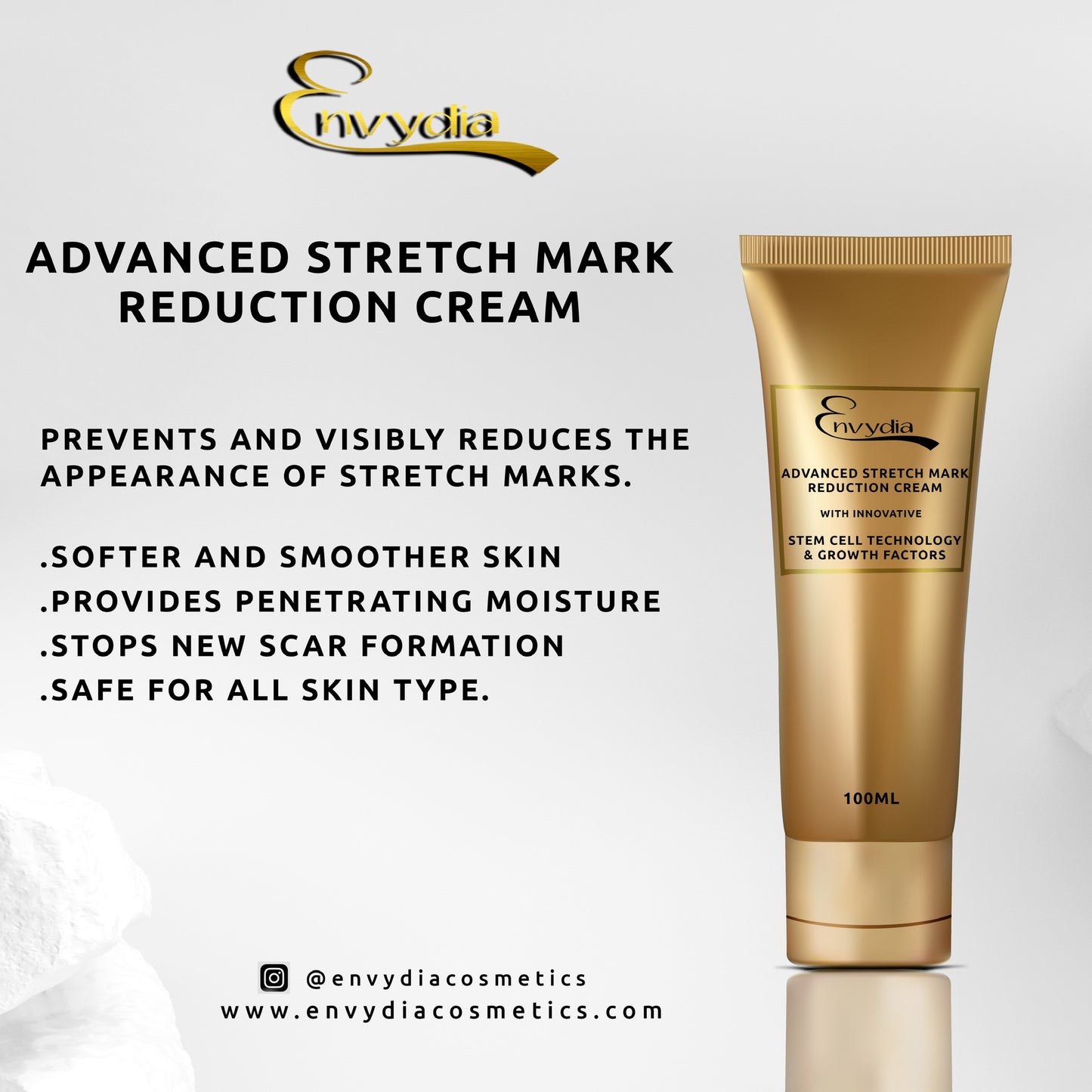 ENVYDIA INTENSIVE STRETCH MARK REDUCTION CREAM 100ml