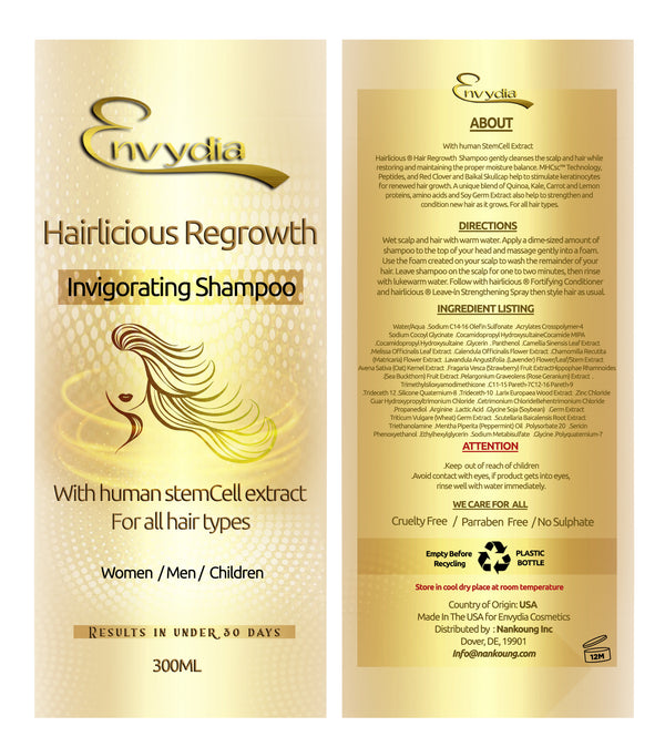 Hairlicious Regrowth Invigorating Shampoo